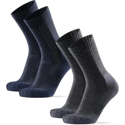 Danish Endurance - Chaussettes de randonnée Premium Merino 2 Pack - Multicolore 39-42 - Publicité Danish Endurance - Chaussettes de randonnée Premium Merino 2 Pack - Multicolore 39-42 - Publicité