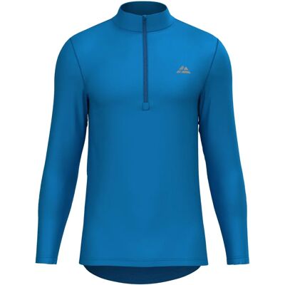 Danish Endurance Maillot de cyclisme à manches longues - Homme - Bleu - XL - Publicité Danish Endurance Maillot de cyclisme à manches longues - Homme - Bleu - XL - Publicité