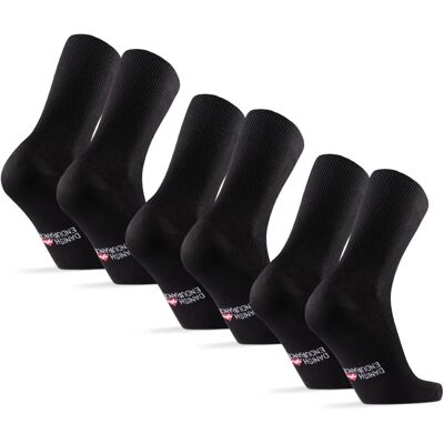 Danish Endurance - Chaussettes - Soft Top - Noir - Confort Diabétique - Publicité Danish Endurance - Chaussettes - Soft Top - Noir - Confort Diabétique - Publicité