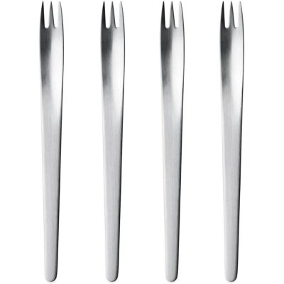 Georg Jensen Arne Jacobsen Kuchengabel - Edelstahl, Matt Georg Jensen Arne Jacobsen Kuchengabel - Edelstahl, Matt