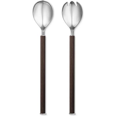 Georg Jensen Bernadotte Salatsett i Tre/Rustfritt Stål Georg Jensen Bernadotte Salatsett i Tre/Rustfritt Stål