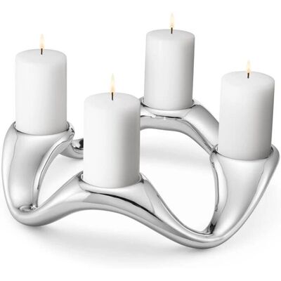 Georg Jensen Cobra Silver Candle Holder - Candle Holder Georg Jensen Cobra Silver Candle Holder - Candle Holder