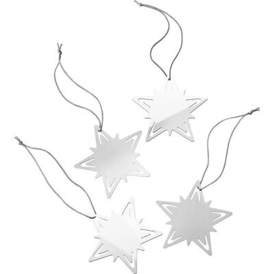 Georg Jensen - Klassischer Weihnachtstern - Silber - Edelstahl - Geschenkanhänger Georg Jensen - Klassischer Weihnachtstern - Silber - Edelstahl - Geschenkanhänger