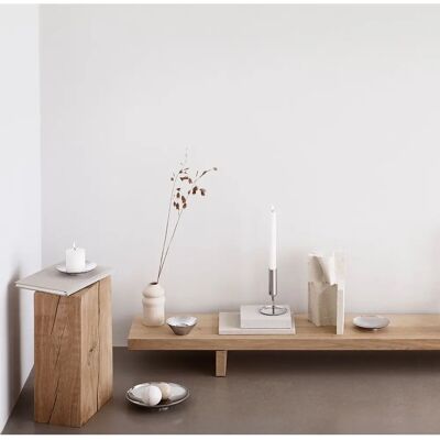 Georg Jensen Pillar Candles - Set of 2, H10cm, White Georg Jensen Pillar Candles - Set of 2, H10cm, White