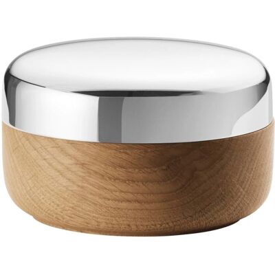 Georg Jensen Alfredo Saltkrukke - Rustfritt Stål & Eik - Unisex Georg Jensen Alfredo Saltkrukke - Rustfritt Stål & Eik - Unisex