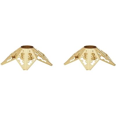 Georg Jensen - Weihnachtskollektion Kerzenhalter - 2er Set Georg Jensen - Weihnachtskollektion Kerzenhalter - 2er Set