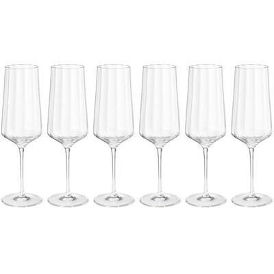 Georg Jensen Bernadotte Kristall Champagnerglas-Set - 6 stk Georg Jensen Bernadotte Kristall Champagnerglas-Set - 6 stk