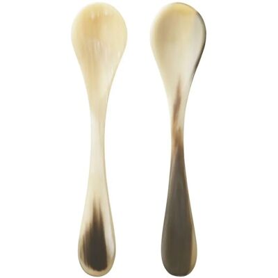 Georg Jensen - Indulgence - Beige - Braun - Caviar Spoon Set Georg Jensen - Indulgence - Beige - Braun - Caviar Spoon Set