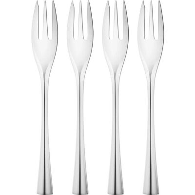 Georg Jensen - Cobra Kakegafler Sett - Rustfritt stål - 4 stk Georg Jensen - Cobra Kakegafler Sett - Rustfritt stål - 4 stk