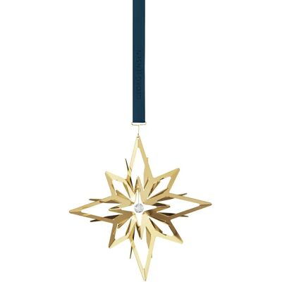 Georg Jensen Christmas Collectibles 2024 Star Tree Decoration - Gold Georg Jensen Christmas Collectibles 2024 Star Tree Decoration - Gold