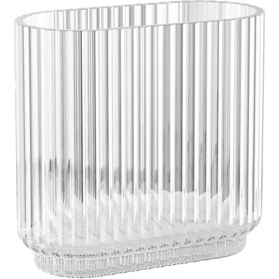 Georg Jensen Bernadotte Oval Glass Vase - H16cm Georg Jensen Bernadotte Oval Glass Vase - H16cm