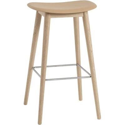 Tabouret de bar Muuto Fiber 75cm - Ocre, Cadre en chêne - Tabouret de bar - Publicité Tabouret de bar Muuto Fiber 75cm - Ocre, Cadre en chêne - Tabouret de bar - Publicité