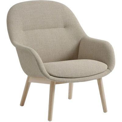 Muuto - Fiber Lounge Stol - Skall av resirkulert plast, Trebase, Komfortabel, Skandinavisk design Muuto - Fiber Lounge Stol - Skall av resirkulert plast, Trebase, Komfortabel, Skandinavisk design