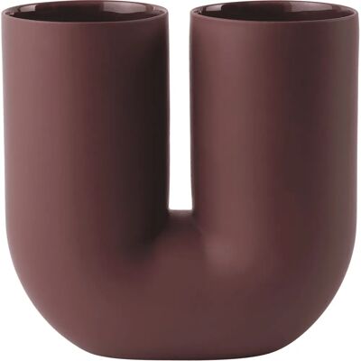 Muuto Kink Vase - Rot - Keramik - Designer Earnest Studio Muuto Kink Vase - Rot - Keramik - Designer Earnest Studio
