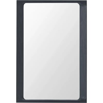 Specchio da Parete Muuto Arced - Legno Blu - 80x55cm - Design Moderno Specchio da Parete Muuto Arced - Legno Blu - 80x55cm - Design Moderno
