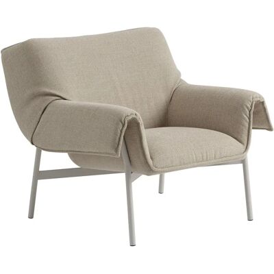 Muuto Wrap Lounge Beige/Gris - Fauteuil relax - Publicité Muuto Wrap Lounge Beige/Gris - Fauteuil relax - Publicité