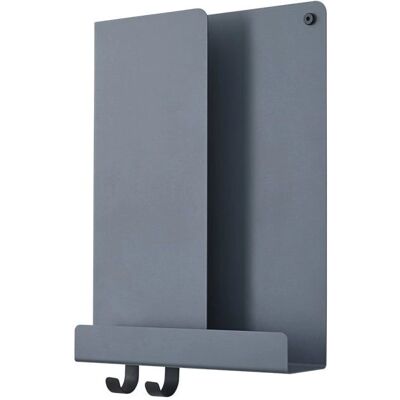 Étagères Pliables Muuto - 29,5x40cm - Bleu-Gris - Publicité Étagères Pliables Muuto - 29,5x40cm - Bleu-Gris - Publicité