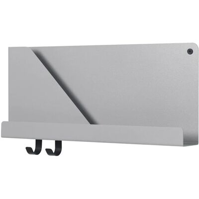 Étagère pliée Muuto en acier - 51cm - Gris - Publicité Étagère pliée Muuto en acier - 51cm - Gris - Publicité