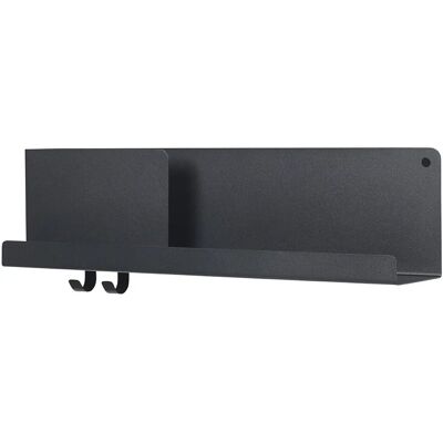 Muuto Foldede hyller - Svart - 63x16,5cm - Hyller Muuto Foldede hyller - Svart - 63x16,5cm - Hyller