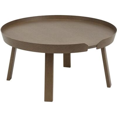 Table basse Around Muuto, Ø 72 cm, Marron foncé - Table basse - Publicité Table basse Around Muuto, Ø 72 cm, Marron foncé - Table basse - Publicité