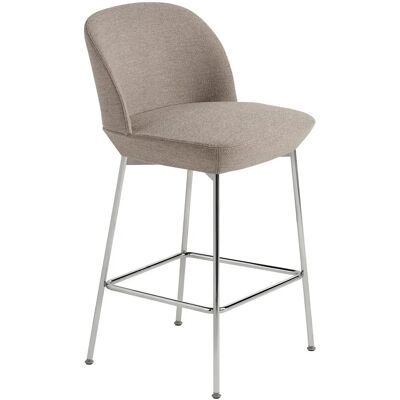 Muuto Oslo Counter Barhocker - Beigem, Kromben, 93,5cm Muuto Oslo Counter Barhocker - Beigem, Kromben, 93,5cm