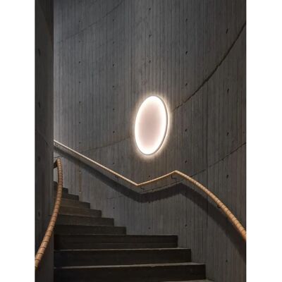 Applique Murale Muuto Calm - 68cm, Orange/Blanc, Dimmable - Publicité Applique Murale Muuto Calm - 68cm, Orange/Blanc, Dimmable - Publicité
