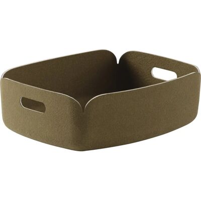 Panier de rangement Muuto Restore Khaki - Panier de rangement - Publicité Panier de rangement Muuto Restore Khaki - Panier de rangement - Publicité