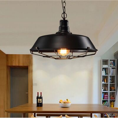 AXHUP - Ø26cm Schwarze Pendelleuchte AXHUP - Ø26cm Schwarze Pendelleuchte