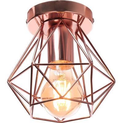 AXHUP - Ø16cm Mini Diamant Käfig Industrial - Deckenleuchte AXHUP - Ø16cm Mini Diamant Käfig Industrial - Deckenleuchte