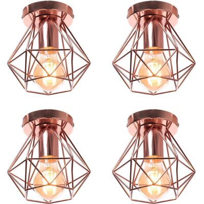 Set di Lampade Pendenti Vintage Axhup - Stile Industriale E27 16cm Set di Lampade Pendenti Vintage Axhup - Stile Industriale E27 16cm