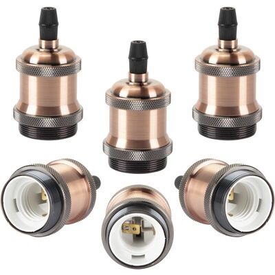 AXHUP - Retro E27 Edison LED - Rotbronze - Lamp Socket AXHUP - Retro E27 Edison LED - Rotbronze - Lamp Socket