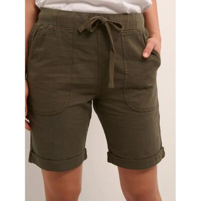 KAFFE Naya Shorts - Khaki - 36 - Shorts KAFFE Naya Shorts - Khaki - 36 - Shorts