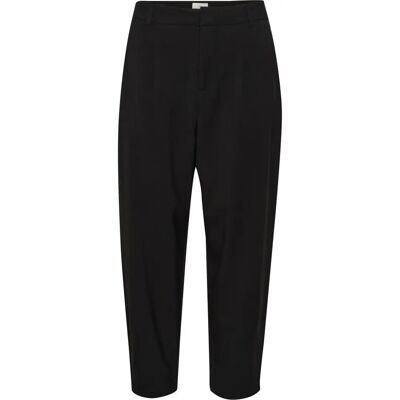 Kaffe Merle Cropped Broek - Zwart - Broeken Kaffe Merle Cropped Broek - Zwart - Broeken