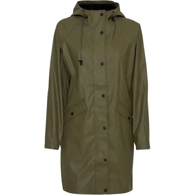 ICHI Grüne Langarm Regenjacke - Regenjacke ICHI Grüne Langarm Regenjacke - Regenjacke
