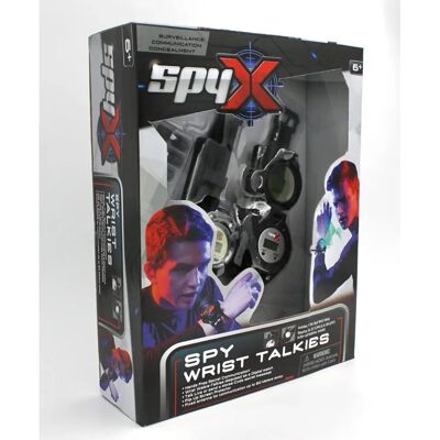 SpyX Wrist Talkies - Handsfree Radio - Spionkello - 50m kantama SpyX Wrist Talkies - Handsfree Radio - Spionkello - 50m kantama