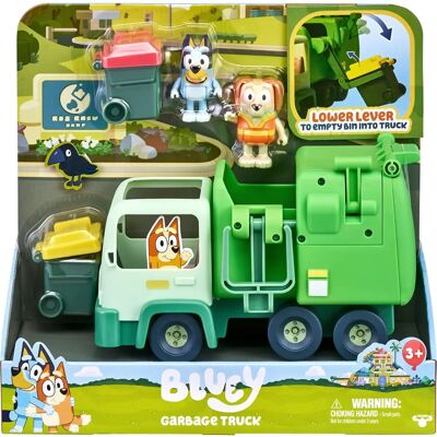 Bluey Garbage Truck - Toy Vehicle for Kids 3-6 Bluey Garbage Truck - Toy Vehicle for Kids 3-6