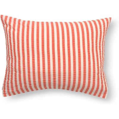 Juna - Bæk&Bølge Lines - Chili/Birk - 60x50 cm - Pillowcase Juna - Bæk&Bølge Lines - Chili/Birk - 60x50 cm - Pillowcase