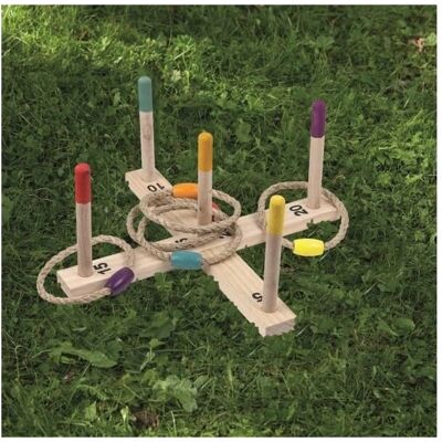 Amo Toys Holz Ringwurfspiel - Spaß im Freien Amo Toys Holz Ringwurfspiel - Spaß im Freien