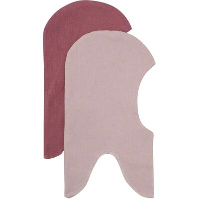 Minymo Balaclava - Rosa-Rød - Dobbeltpakke - Sturmhaube Minymo Balaclava - Rosa-Rød - Dobbeltpakke - Sturmhaube