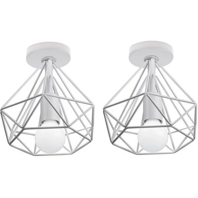 AXHUP Modello 20cm Lampada a Sospensione Diamante - Stile Industriale AXHUP Modello 20cm Lampada a Sospensione Diamante - Stile Industriale
