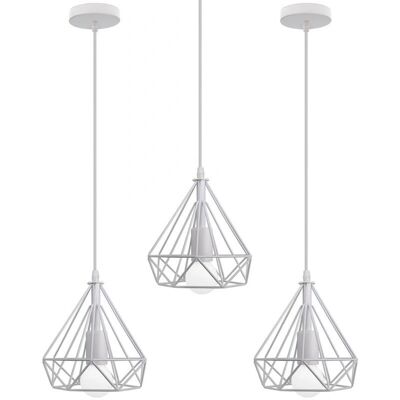 AXHUP Vintage Pendant Lamp 3-Pack - Industrial Style 20cm AXHUP Vintage Pendant Lamp 3-Pack - Industrial Style 20cm