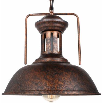 Axhup - Lampada a Sospensione Vintage - Stile Industriale 33cm Ruggine Axhup - Lampada a Sospensione Vintage - Stile Industriale 33cm Ruggine