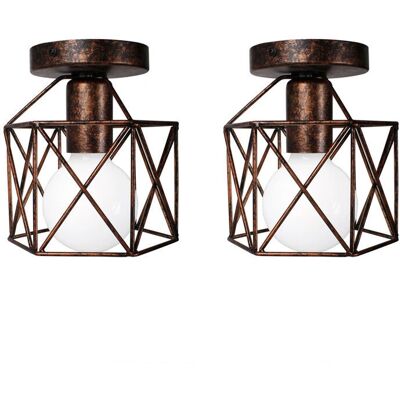 AXHUP - Mini Piazza - Rust - Ø16cm - Ceiling Lamp AXHUP - Mini Piazza - Rust - Ø16cm - Ceiling Lamp