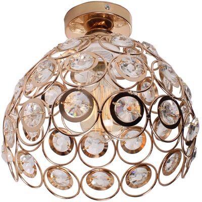 Axhup - Crystal Ceiling Light - Rose Gold Axhup - Crystal Ceiling Light - Rose Gold