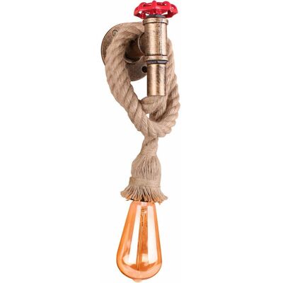 AXHUP Rustic Water Pipe Wall Light - Wall Lamp AXHUP Rustic Water Pipe Wall Light - Wall Lamp