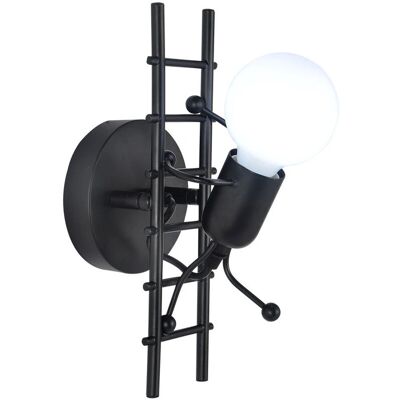 AXHUP - Humanoid Wall Lamp - Black AXHUP - Humanoid Wall Lamp - Black