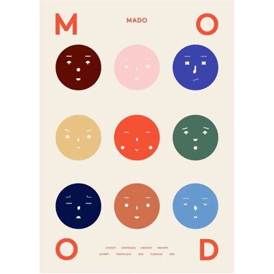 Paper Collective Nine Moods Plakat 50x70 cm Paper Collective Nine Moods Plakat 50x70 cm