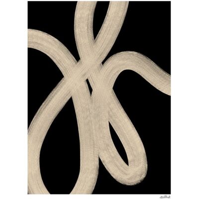 Paper Collective Sand Lines Plakat 30x40 cm Paper Collective Sand Lines Plakat 30x40 cm
