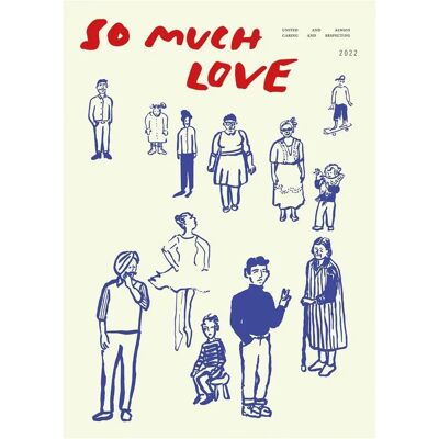 Paper Collective So Much Love Poster - Poster Paper Collective So Much Love Poster - Poster