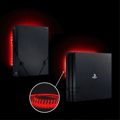 Floating Grip Lumière LED Rouge - Bande Lumineuse - Publicité Floating Grip Lumière LED Rouge - Bande Lumineuse - Publicité